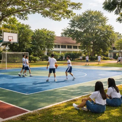 Lapangan Olahraga & Area Aktivitas